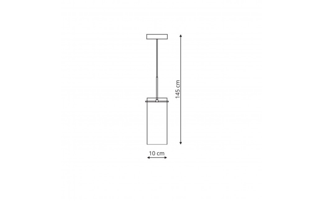 Light Prestige Zara 1 wisząca 1xE14 srebrny, transparentny LP-5221/1P