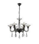 Chandelier chandeliers - Light Prestige Tarragona 6 pendant E14 black LP-6756/6P - product 1