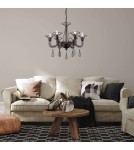 Chandelier chandeliers - Light Prestige Tarragona 6 pendant E14 black LP-6756/6P - product 2