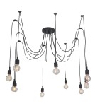 Pendant lamps - Light Prestige Soleto 10 pendant 10xE27 Black LP-90082/10P - product 1