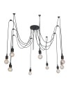 View Light Prestige Soleto 10 pendant 10xE27 Black LP-90082/10P