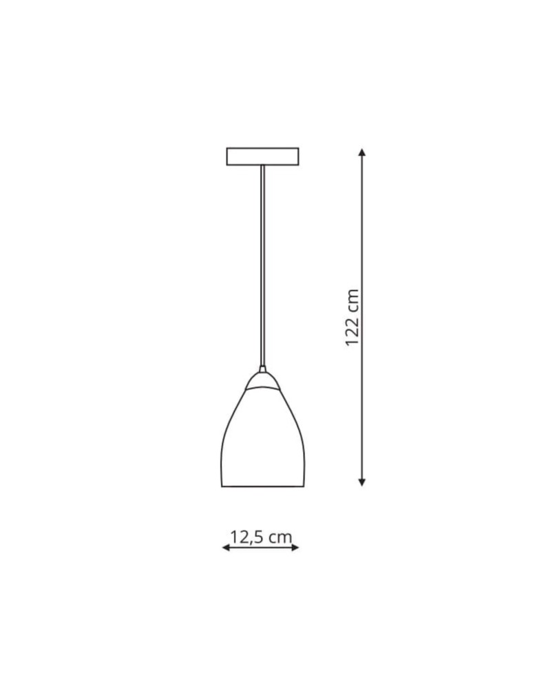 Pendant lamps - Light Prestige Niki 1 pendant transparent E14 transparent LP-567/1P transp. - product kolory-swiatla.pl 3
