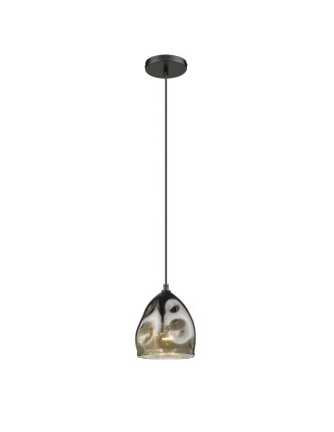 Light Prestige Melt 1 pendant E27 black LP-126/1P