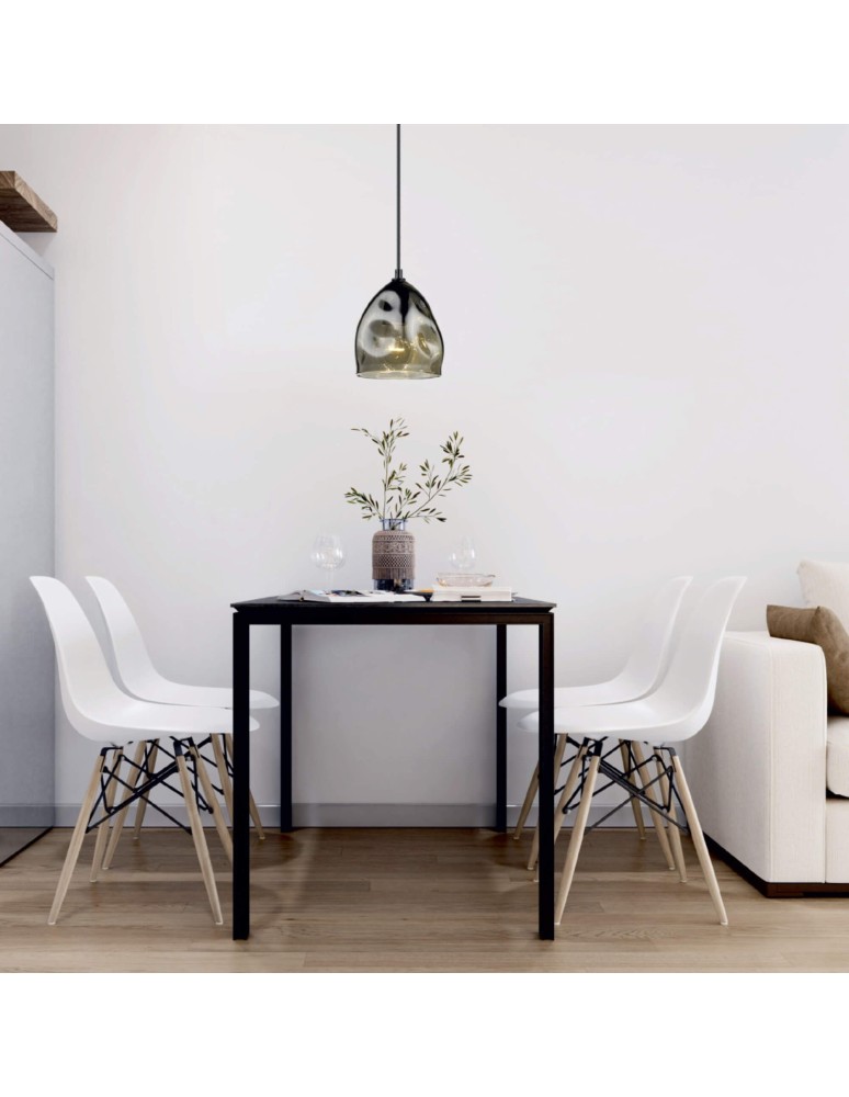 Pendant lamps - Light Prestige Melt 1 pendant E27 black LP-126/1P - product kolory-swiatla.pl 2