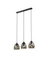 Light Prestige Melt 3 pendant E27 black LP-126/3L