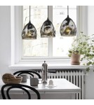 Pendant lamps on a strip - Light Prestige Melt 3 pendant E27 black LP-126/3L - product 2