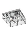 Light Prestige Monza plafond E14 chrome / transparent LP-2323/2C