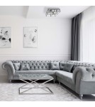 Loft ceiling lamps - industrial - Light Prestige Monza plafond E14 chrome / transparent LP-2323/2C - product 2