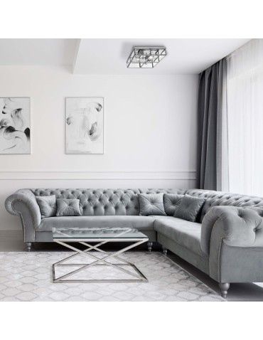 Light Prestige Monza plafon E14 chrom / transparentny LP-2323/2C - produkt 2