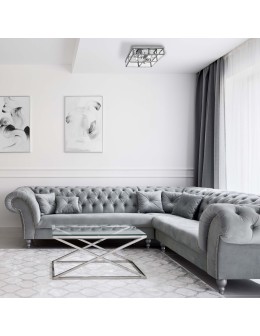 Light Prestige Monza plafon E14 chrom / transparentny LP-2323/2C - produkt 2