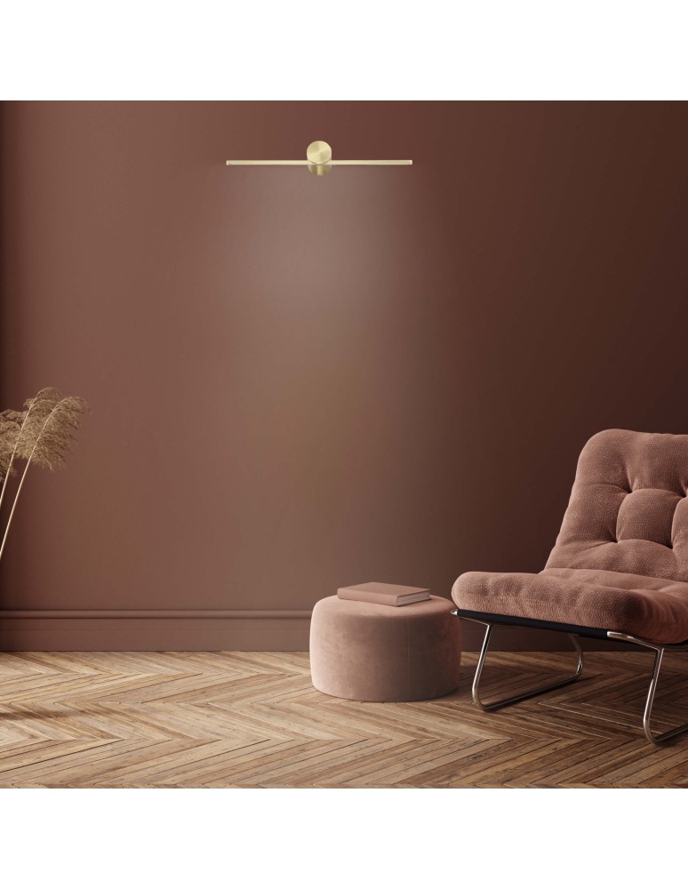 Wall lamps over the mirror - Light Prestige Modern LED wall lamp 6W 800lm 3000K gold LP-777/1W M GD. - product kolory-swiatla.pl 3