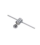 Wall lamps over the mirror - Light Prestige Modern LED wall lamp 6W 800lm 3000K silver LP-777/1W M CH - product 5