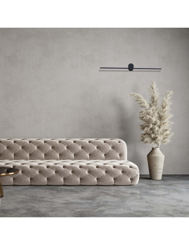 Wall lamps over the mirror - Light Prestige Modern LED wall lamp 8W 1100lm 3000K black LP-777/1W L BK - product kolory-swiatla.pl 2