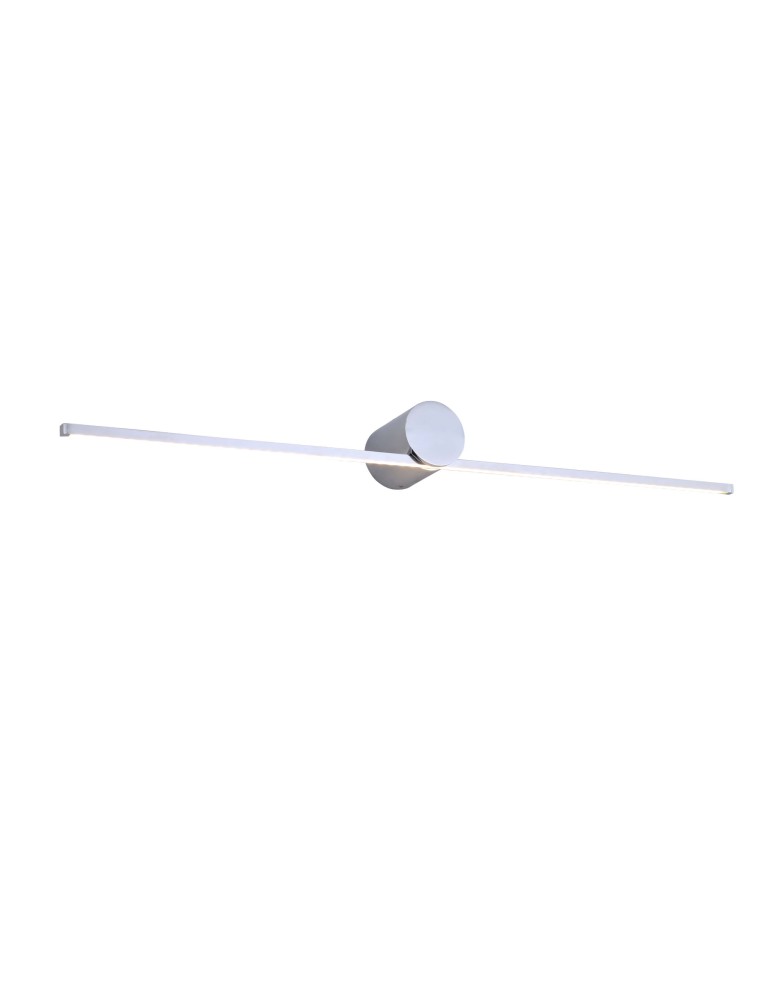 Wall lamps over the mirror - Light Prestige Modern LED wall lamp 8W 1100lm 3000K silver LP-777/1W L CH - product kolory-swiatla.pl 3