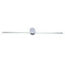 Wall lamps over the mirror - Light Prestige Modern LED wall lamp 8W 1100lm 3000K silver LP-777/1W L CH - product 6