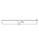 Wall lamps over the mirror - Light Prestige Modern LED wall lamp 8W 1100lm 3000K silver LP-777/1W L CH - product 8