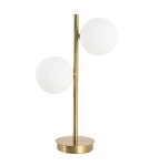 Modern table lamps - Light Prestige Dorado Desk G9 2x40W gold/white LP-002/2T - product 1