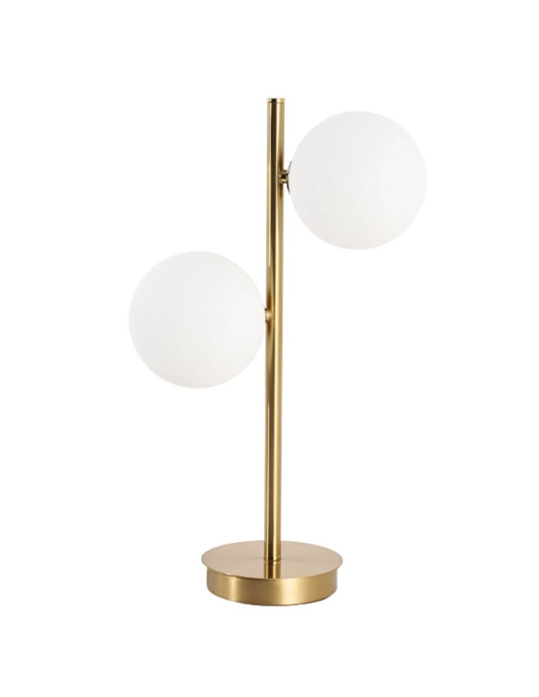 Modern table lamps - Light Prestige Dorado Desk G9 2x40W gold/white LP-002/2T - product kolory-swiatla.pl 1