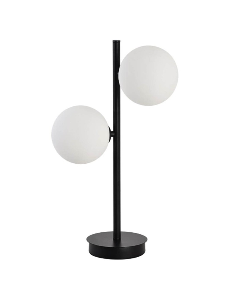 Modern table lamps - Light Prestige Dorado Desk G9 2x40W black/white LP-002/2T BK - product kolory-swiatla.pl 1