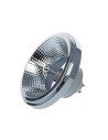 Light Prestige ES111 GU10 LED 9W 4000K plastic+aluminum white-silver bulb 1x silver.