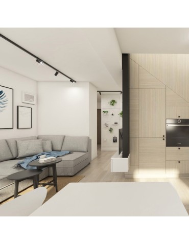 Light Prestige Leon spotlight for busbar 1F 1xLED black LP-1919/1W BK - product 2