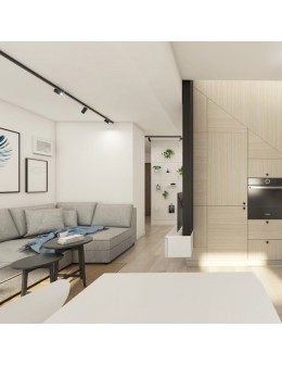 Light Prestige Reflektor Leon do szynoprzewodów 1F 1xLED czarny LP-1919/1W BK - produkt 2