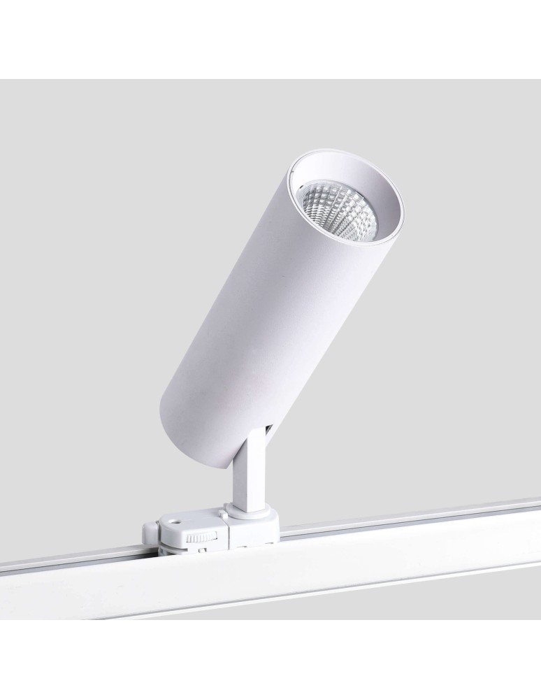 Lamps for 3-phase busbars - Light Prestige Magnum spotlight for busbar 3F LED 1x20W white LP-8120/3F WH - product kolory-swiatla.pl 8