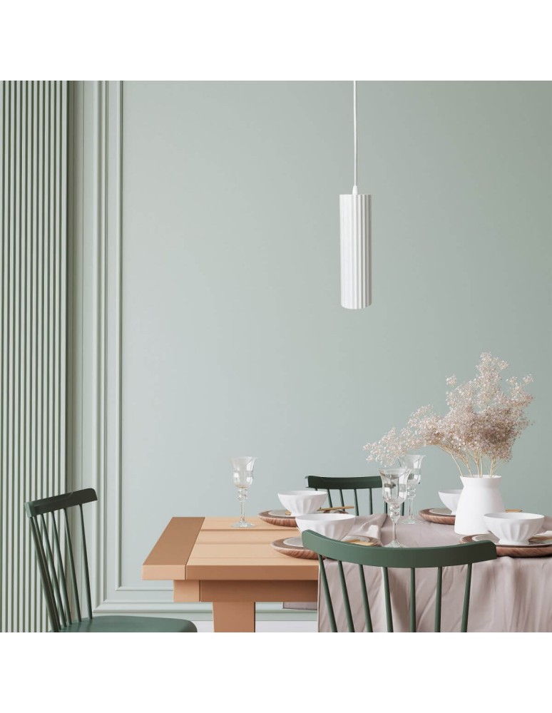 Pendant lamps - Light Prestige Tokio GU10 pendant lamp 1x50W white LP-787/1P WH - product kolory-swiatla.pl 2