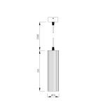 Pendant lamps - Light Prestige Tokio GU10 pendant lamp 1x50W white LP-787/1P WH - product 6