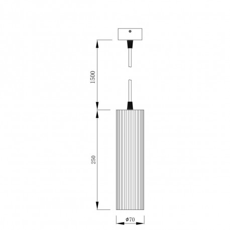 Light Prestige Tokio Lampa wisząca GU10 1x50W biały LP-787/1P WH