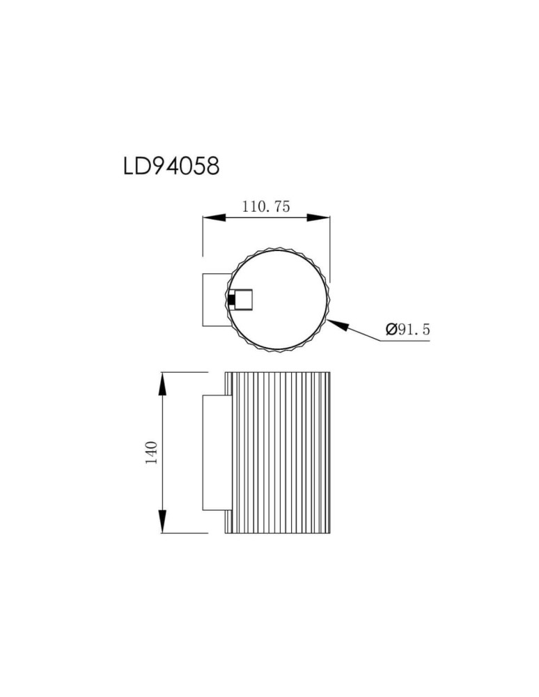 Wall lamps - Light Prestige Tokio Wall lamp G9 1x40W black LP-787/1W BK - product kolory-swiatla.pl 4