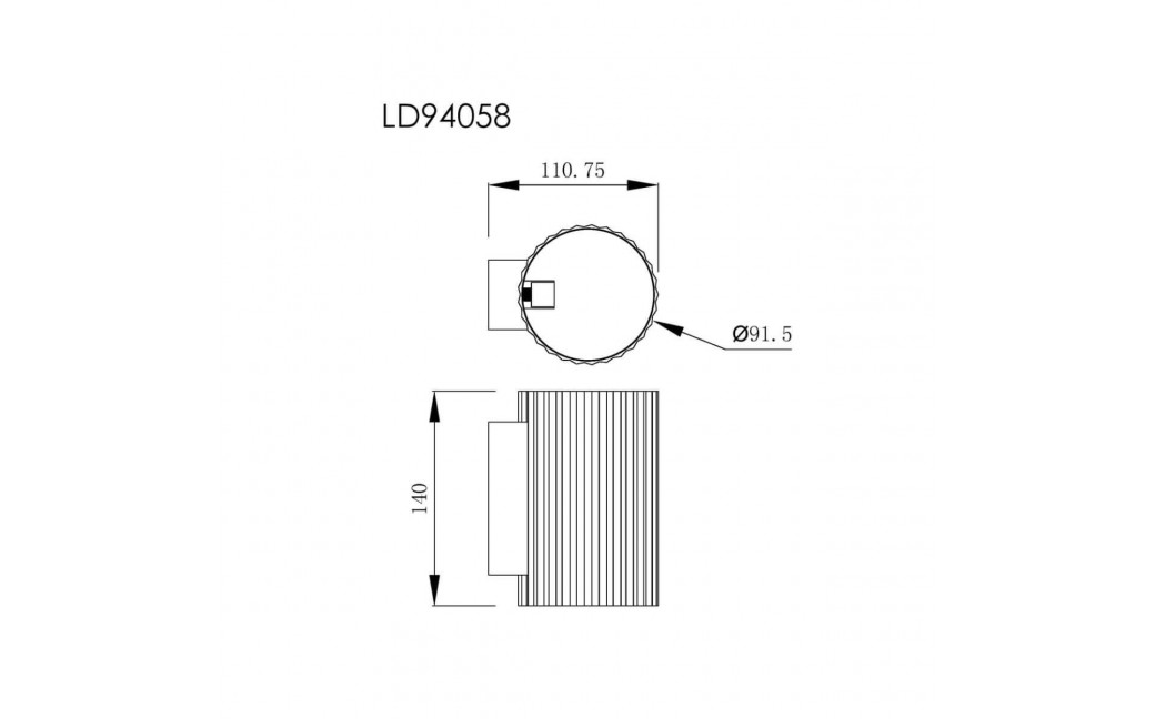 Light Prestige Tokio Kinkiet G9 1x40W czarny LP-787/1W BK