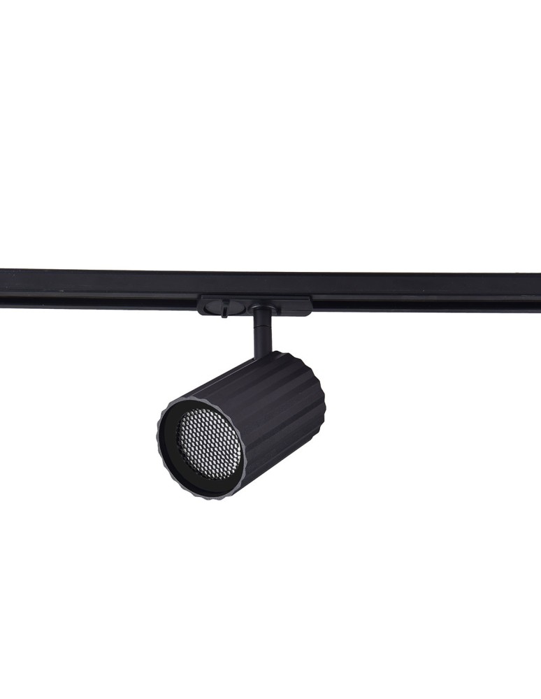 Lamps for 1 phase busbars - Light Prestige Tokio System 1F GU10 1x50W black LP-787/1R BK - product kolory-swiatla.pl 1