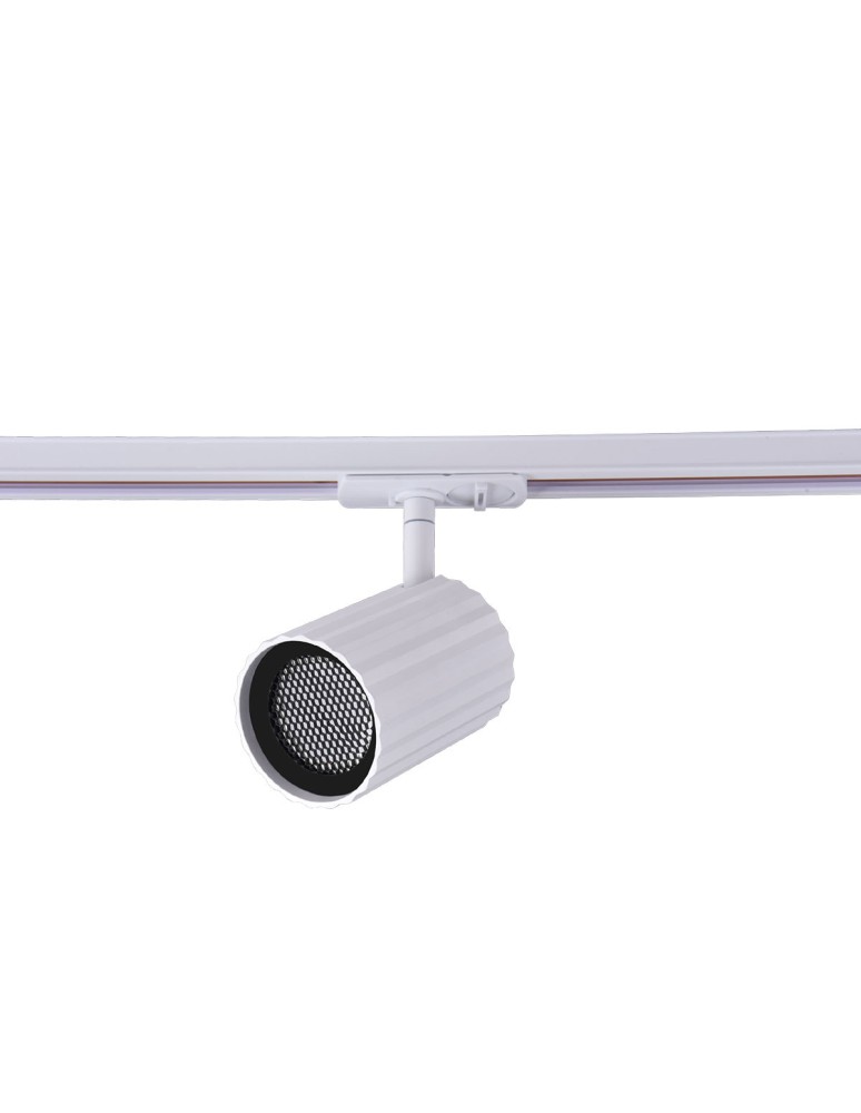 Lamps for 1 phase busbars - Light Prestige Tokio System 1F GU10 1x50W white LP-787/1R WH - product kolory-swiatla.pl 1