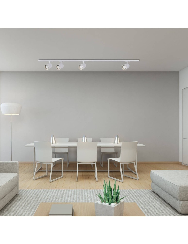 Lamps for 1 phase busbars - Light Prestige Tokio System 1F GU10 1x50W white LP-787/1R WH - product kolory-swiatla.pl 2