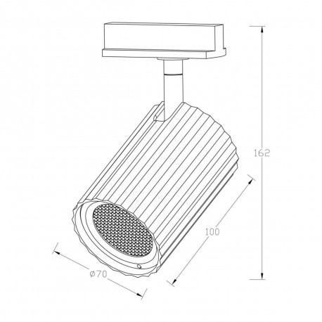 Light Prestige Tokio System 1F GU10 1x50W biały LP-787/1R WH