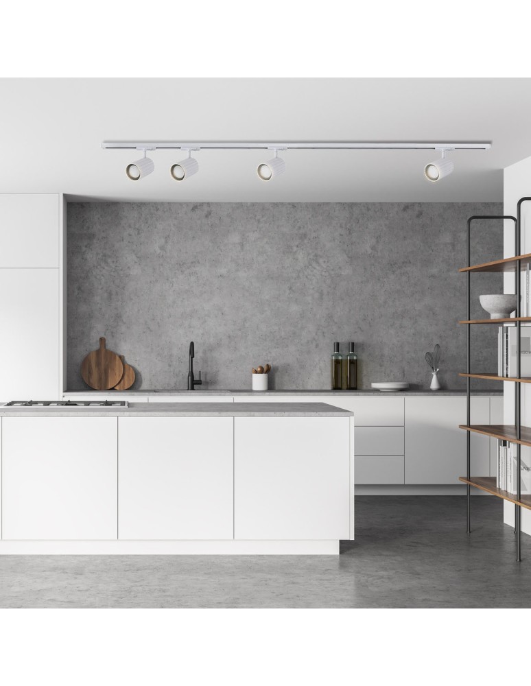 Ready-made rail kits - Light Prestige Tokio System 1F GU10 4x40W white LP-787 SET 1F WH - product kolory-swiatla.pl 4