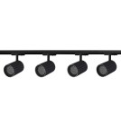 Ready-made rail kits - Light Prestige Tokio System 1F GU10 4x40W black LP-787 SET 1F BK - product 1