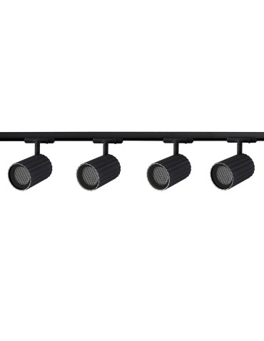 Light Prestige Tokio System 1F GU10 4x40W black LP-787 SET 1F BK