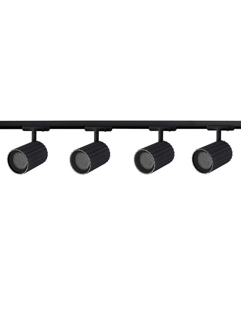 Ready-made rail kits - Light Prestige Tokio System 1F GU10 4x40W black LP-787 SET 1F BK - product kolory-swiatla.pl 1