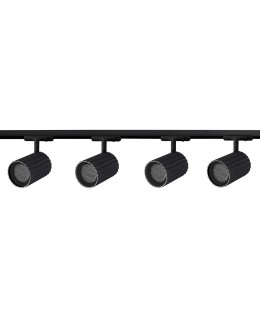Light Prestige Tokio System 1F GU10 4x40W czarny LP-787 SET 1F BK