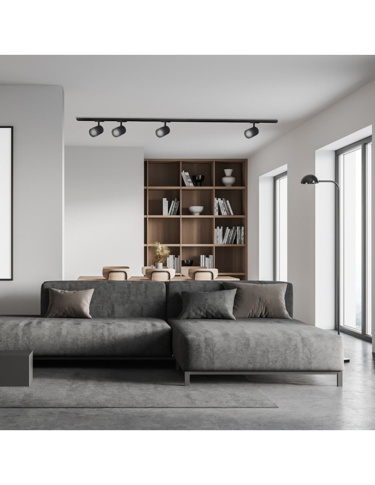 Ready-made rail kits - Light Prestige Tokio System 1F GU10 4x40W black LP-787 SET 1F BK - product kolory-swiatla.pl 2