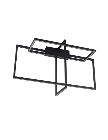 Light Prestige Frame Plafond LED 60W 3000K 1660lm black LP-980/3D3 BK.