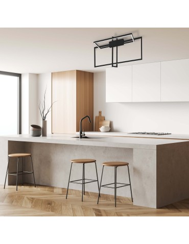 Light Prestige Frame Plafon LED 60W 3000K 1660lm czarny LP-980/3D3 BK - produkt 2