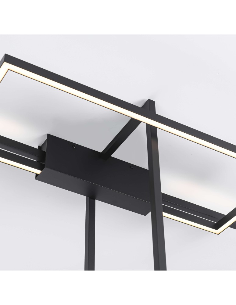 Modern ceiling lamps - Light Prestige Frame Plafond LED 60W 3000K 1660lm black LP-980/3D3 BK. - product kolory-swiatla.pl 9