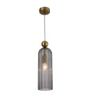 Single pendant lamps - Light Prestige Piega pendant lamp E14 1x40W smoked/gold LP-939/1P smoked - product 8