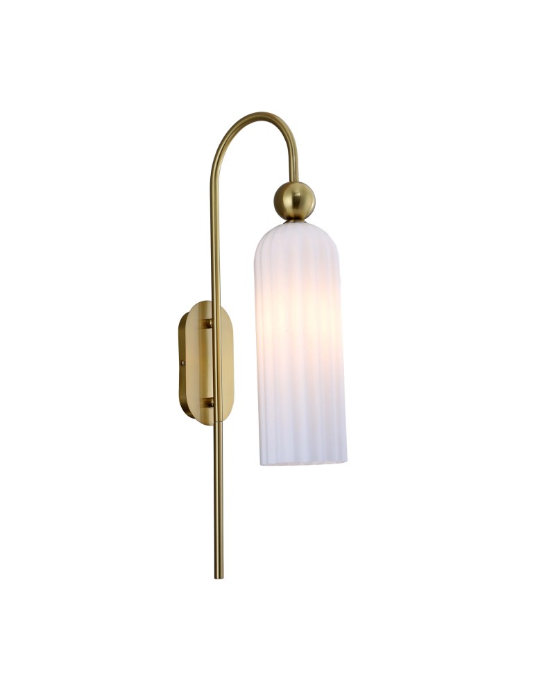Glamour wall lamps - Light Prestige Piega Wall lamp LP-939/1W white - product kolory-swiatla.pl 3