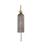 Glamour wall lamps - Light Prestige Piega Wall lamp E14 1x40W smoked/gold LP-939/1W smoked - product 7