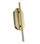 Glamour wall lamps - Light Prestige Piega Wall lamp E14 1x40W smoked/gold LP-939/1W smoked - product 8