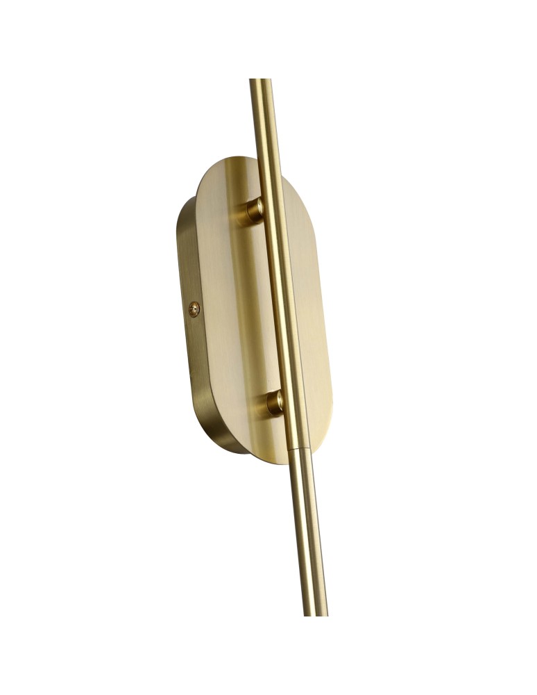 Glamour wall lamps - Light Prestige Piega Wall lamp E14 1x40W smoked/gold LP-939/1W smoked - product kolory-swiatla.pl 8